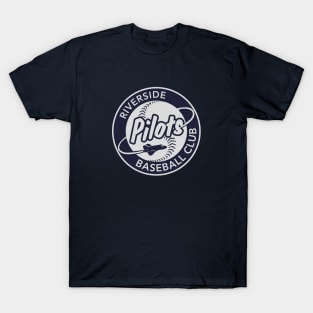 Defunct Riverside Pilots Baseball 1994 T-Shirt